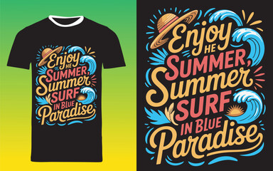 Obraz premium Summer Days Are Ending T-Shirt – Vintage Sunset Tee for Nostalgic Vibes & Seasonal Change Lovers