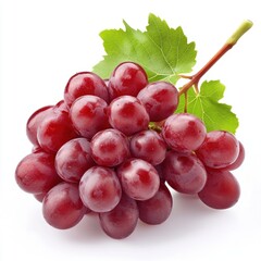 Fototapeta premium A bunch of fresh red grapes natural fruit vitamin-rich.