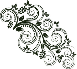 Beautiful flower art and mandala vector design