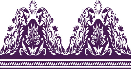 Beautiful flower art and mandala vector design