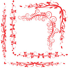 Beautiful flower art and mandala vector design