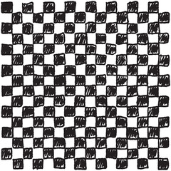 black and white seamless pattern