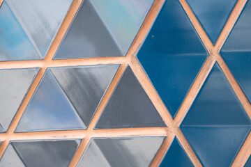 Ceramic tile geometrical background texture. Geometrical backdrop. Geometric pattern background. Geometric architecture. Tile shape background. Geometric rhombus shape. Tile diamond shape