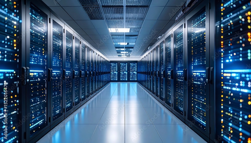 Poster illuminated data center: a glimpse into the digital core