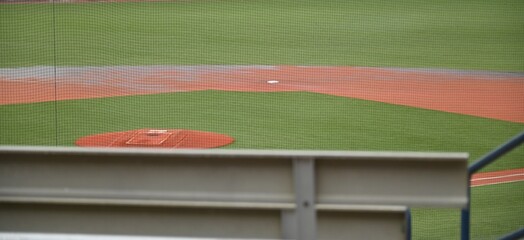 Wet Baseball Field