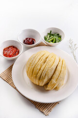 Cold marinated large intestine