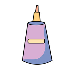 Cute glue illustration