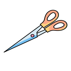 Cute Scissors Illustration