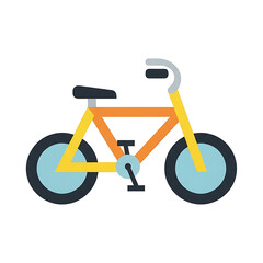 Simple Bicycle Illustration - Flat Design