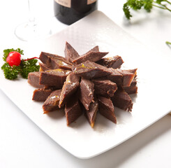 Braised donkey meat