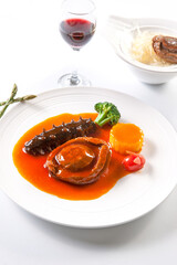 South African Dried Abalone with Ginseng Sauce