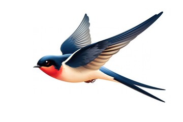 Obraz premium Swallow animal flying bird.