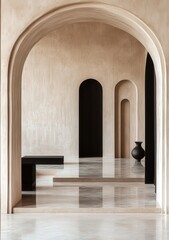 Modern Minimalist Architectural Entrance