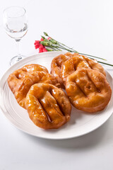 Homemade small pancakes