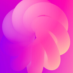 Pink Background Abstract Pipe Kink