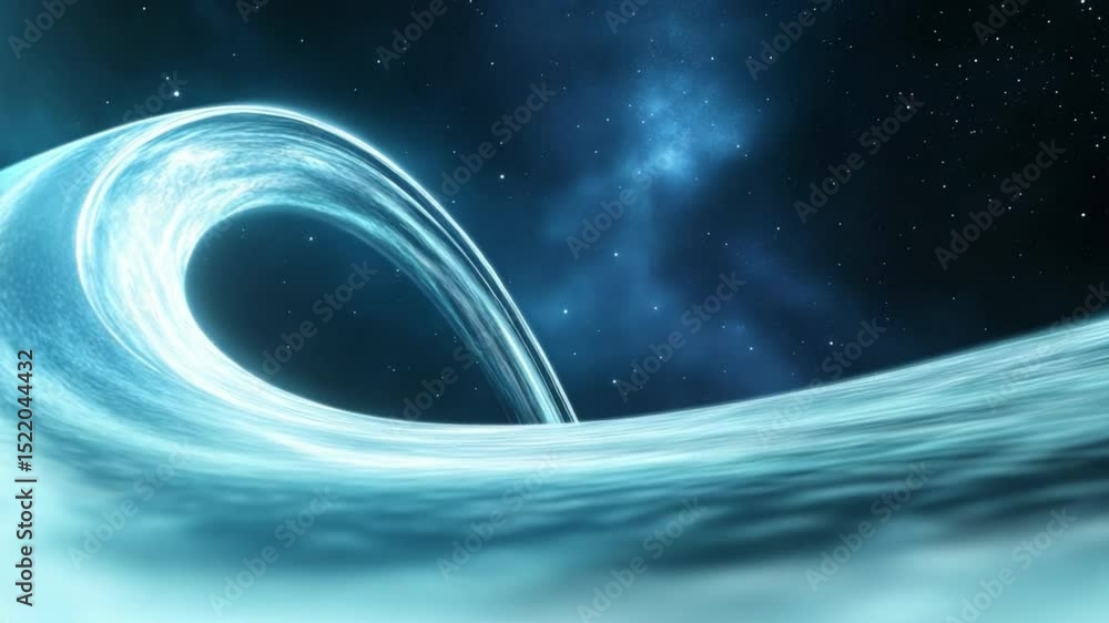 Poster celestial swirl: a mesmerizing visual of a cosmic phenomenon unfolds, showcasing the elegant dance o