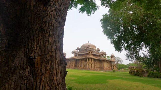 Tomb of Muhammad Ghaus, a Sufi saint in Gwalior, Madhya Pradesh, India,Tombs of Mohammed Ghaus & Tansen