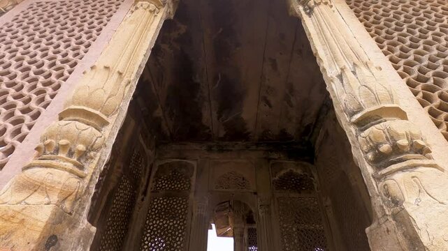 Tomb of Muhammad Ghaus, a Sufi saint in Gwalior, Madhya Pradesh, India,Tombs of Mohammed Ghaus & Tansen