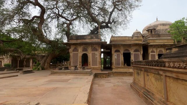 Tomb of Muhammad Ghaus, a Sufi saint in Gwalior, Madhya Pradesh, India,Tombs of Mohammed Ghaus & Tansen