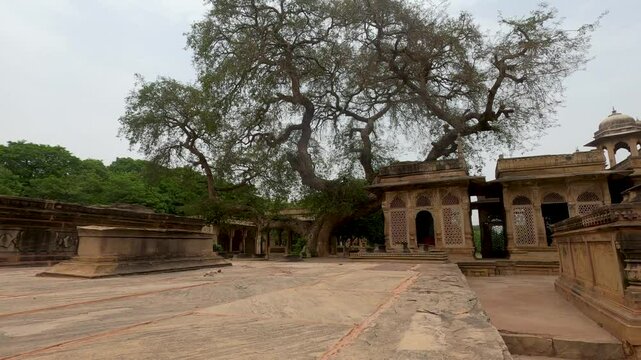 Tomb of Muhammad Ghaus, a Sufi saint in Gwalior, Madhya Pradesh, India,Tombs of Mohammed Ghaus & Tansen