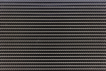 Car radiator grille close-up