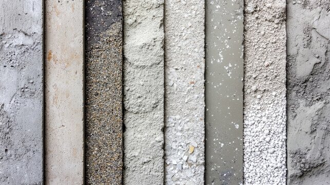 Concrete alternatives using eco-friendly materials such as fly ash, hempcrete, recycled aggregates, and low-carbon binders to create sustainable green construction solutions