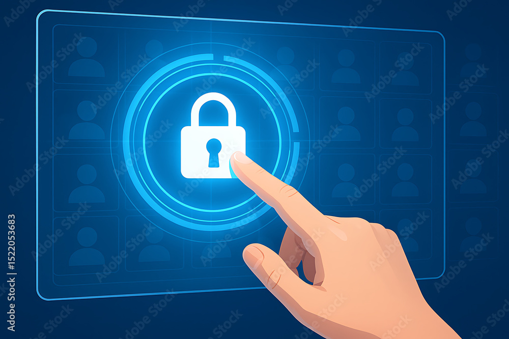 Poster securing digital information a comprehensive guide to data protection and cybersecurity best practic