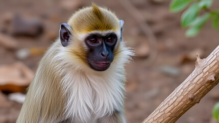 Obraz premium Macaco Pensando