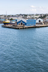 Fototapeta premium View of a port in the Dominican Republic