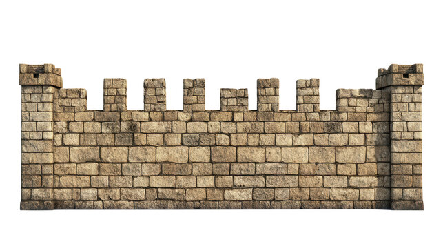 Ancient city wall from Troy Transparent background, PNG