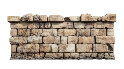 Ancient Greco-Bactrian temple wall Transparent background, PNG