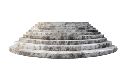 Ancient Greek amphitheater steps Transparent background, PNG