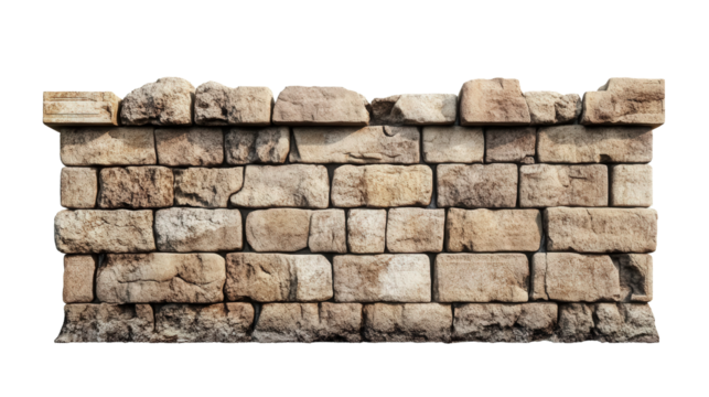 Ancient Greco-Bactrian temple wall Transparent background, PNG