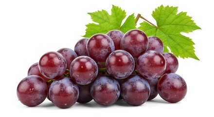 Fototapeta premium bunch of purple grapes 