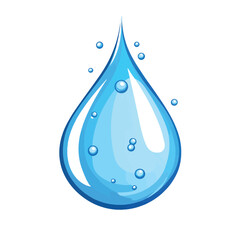 Blue water drops icon. water or oil drop symbol. water drop and splash sign. splash water drop, vector illustration, vector style simple color