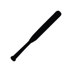 Baseball bat clipart  silhouette vector Design. 