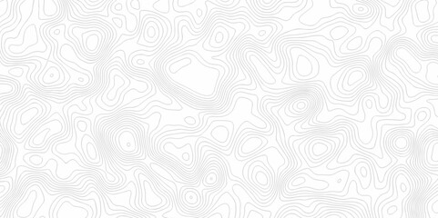 Abstract minimal The patter discovery vector topo map. creative discovery White wave grid stripe line map topography. vector geographic contour mounted map background.	