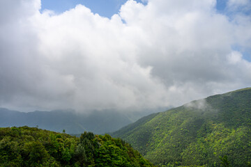 Natural scenery in the mountains