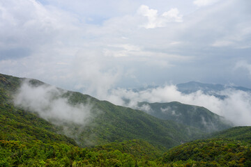 Natural scenery in the mountains