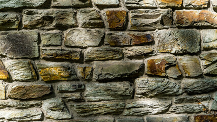 Steinwand in der Stadt Mainz