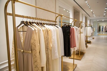 A store with a lot of clothes on display