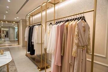 A store with a lot of clothes on display