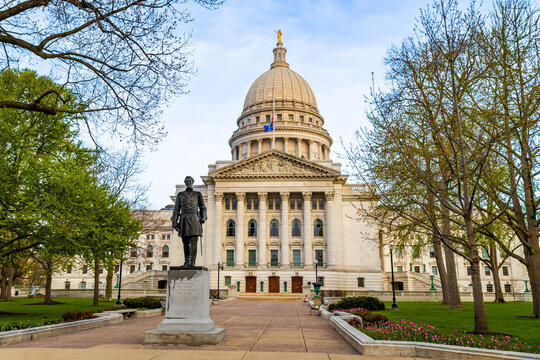 Hans Christian Heg Statue at Wisconsin State Capitol