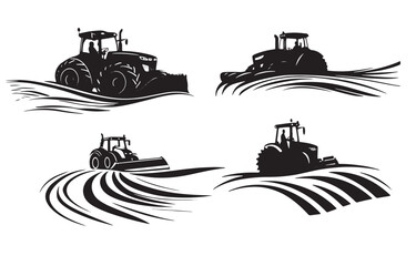farm equipment vector