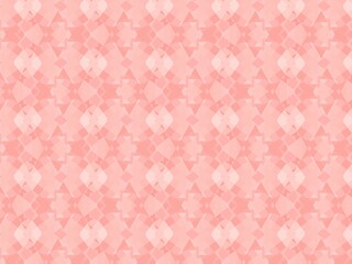 ピンクの繊細で神秘的なモザイク～抽象的な幾何学模様の背景素材99