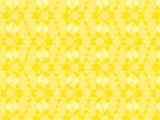 黄色とオレンジの繊細で神秘的なモザイク～抽象的な幾何学模様の背景素材97