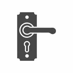 Simple Door Lock Handle Vector Design.
