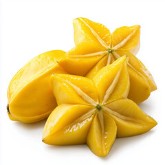 star fruit isolated on white background