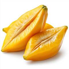 star fruit isolated on white background