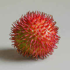 rambutan on a white background